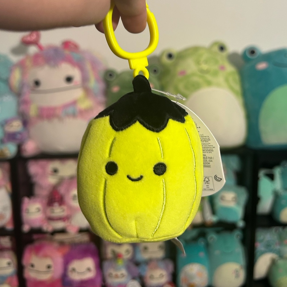 Brand New! Walt the neon green pumpkin Halloween Squishmallow
